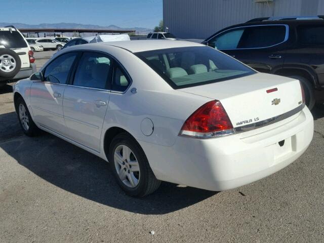 2G1WB58K481228325 - 2008 CHEVROLET IMPALA LS WHITE photo 3