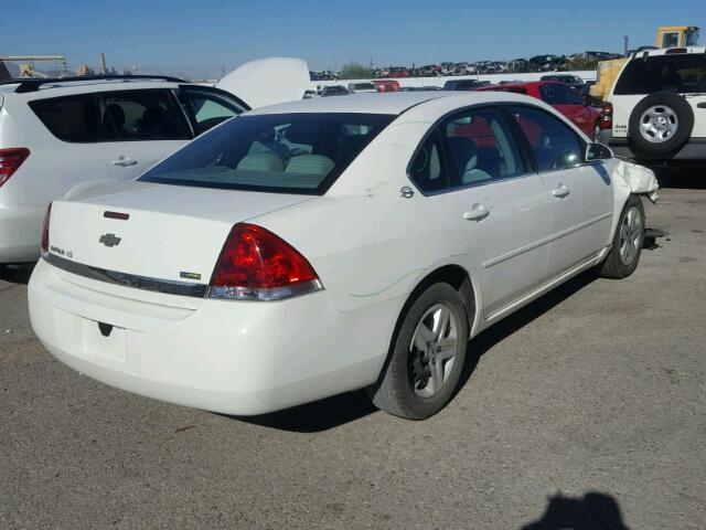 2G1WB58K481228325 - 2008 CHEVROLET IMPALA LS WHITE photo 4