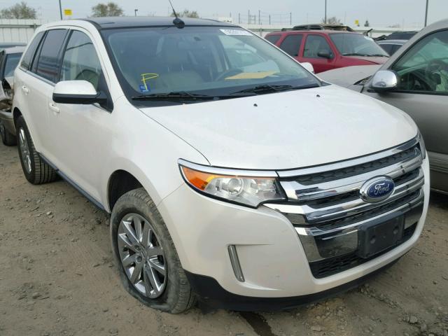 2FMDK3KC1CBA73218 - 2012 FORD EDGE LIMIT WHITE photo 1