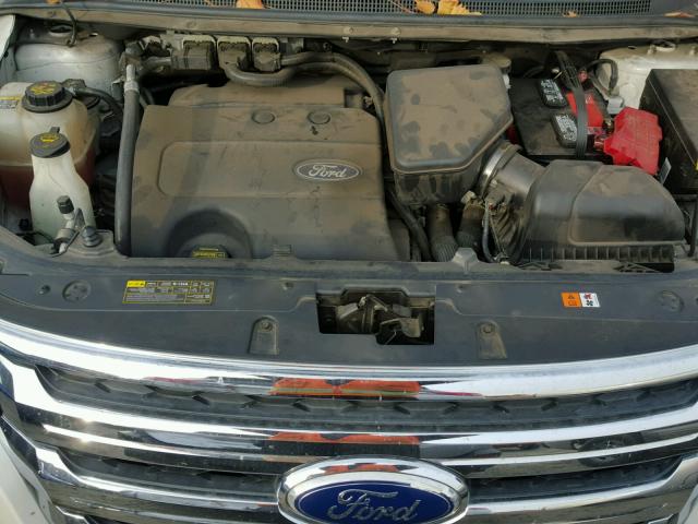 2FMDK3KC1CBA73218 - 2012 FORD EDGE LIMIT WHITE photo 7