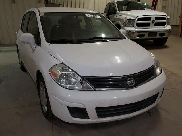 3N1BC1CP7AL383165 - 2010 NISSAN VERSA S WHITE photo 1