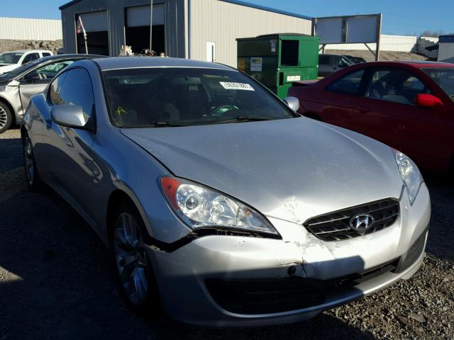 KMHHT6KD9CU070800 - 2012 HYUNDAI GENESIS CO SILVER photo 1