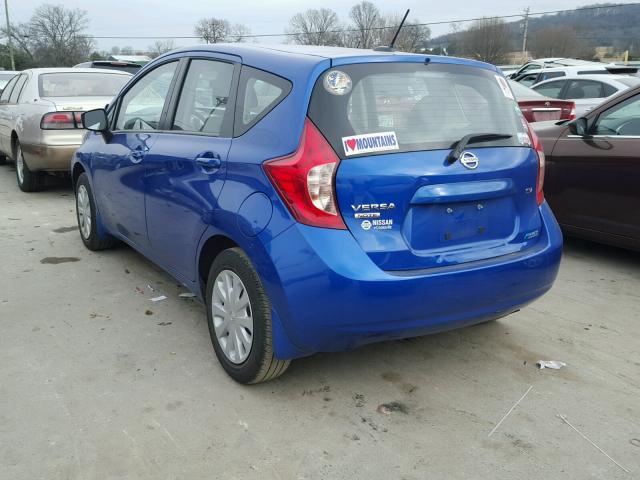 3N1CE2CP1GL385488 - 2016 NISSAN VERSA NOTE BLUE photo 3