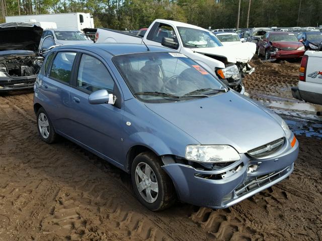 KL1TD66608B089222 - 2008 CHEVROLET AVEO BASE BLUE photo 1