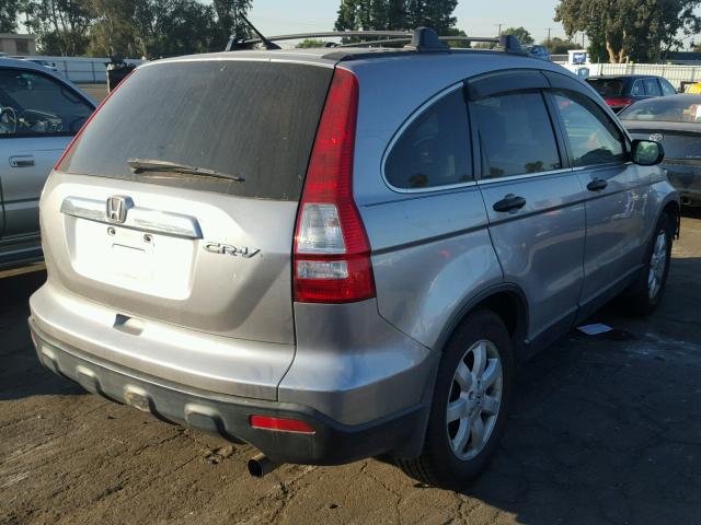 JHLRE38598C008699 - 2008 HONDA CR-V EX SILVER photo 4