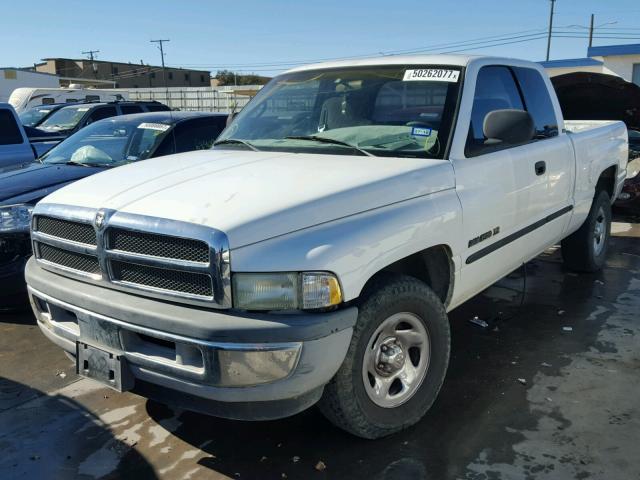 1B7HC13Z2YJ113755 - 2000 DODGE RAM 1500 WHITE photo 2