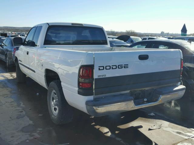 1B7HC13Z2YJ113755 - 2000 DODGE RAM 1500 WHITE photo 3