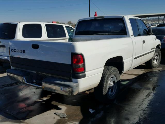 1B7HC13Z2YJ113755 - 2000 DODGE RAM 1500 WHITE photo 4