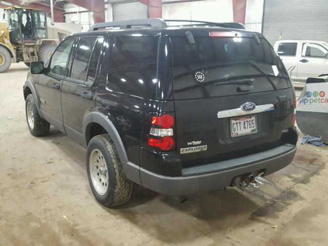 1FMEU73E46UA19979 - 2006 FORD EXPLORER X BLACK photo 3