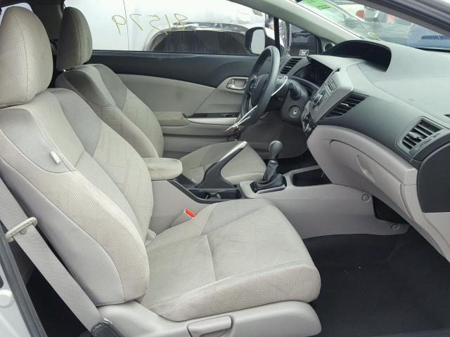 2HGFG3A58CH542952 - 2012 HONDA CIVIC LX SILVER photo 5