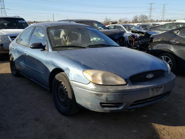 1FAFP53U57A124423 - 2007 FORD TAURUS SE BLUE photo 1