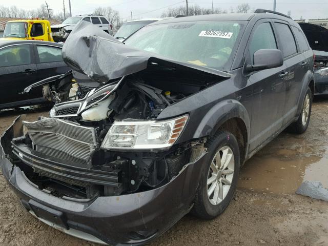 3C4PDCBB6GT118019 - 2016 DODGE JOURNEY SX CHARCOAL photo 2