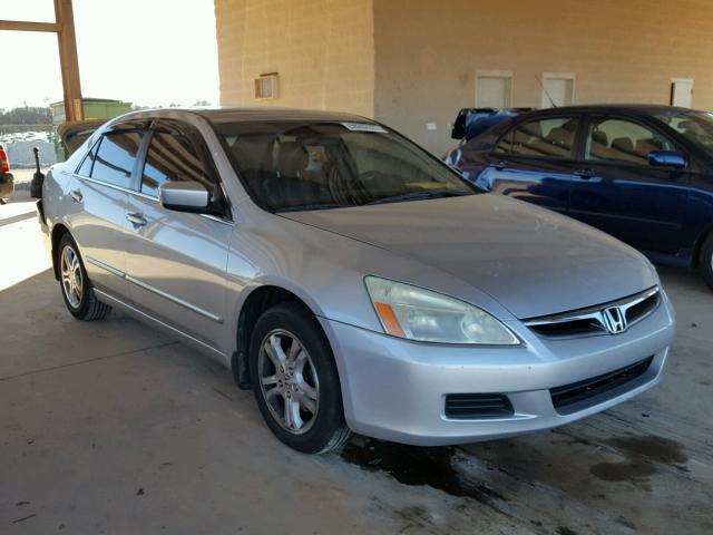 1HGCM56866A011455 - 2006 HONDA ACCORD EX SILVER photo 1