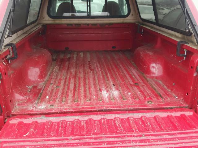 1FTYR10C31PA25850 - 2001 FORD RANGER RED photo 6