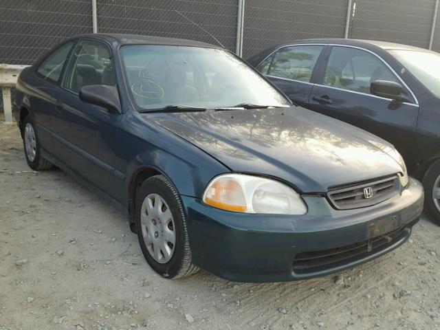 1HGEJ6226WL039401 - 1998 HONDA CIVIC DX GREEN photo 1