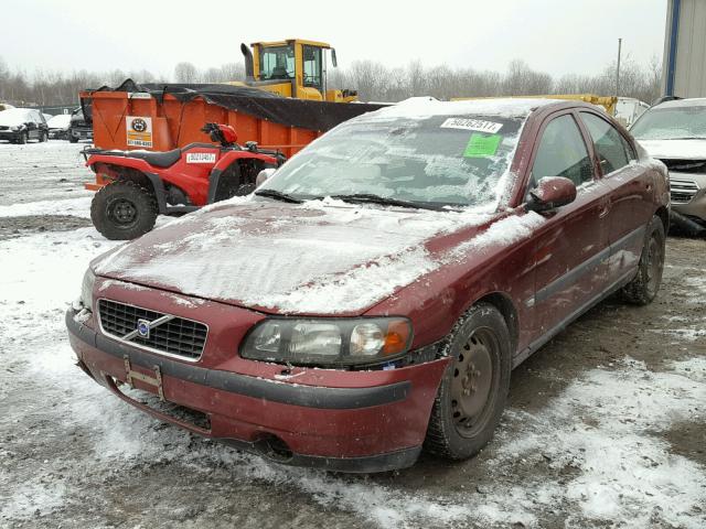 YV1RS53D732260167 - 2003 VOLVO S60 T5 MAROON photo 2