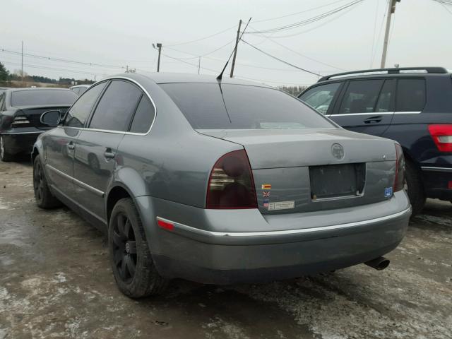 WVWPD63B74P333344 - 2004 VOLKSWAGEN PASSAT GLS GRAY photo 3