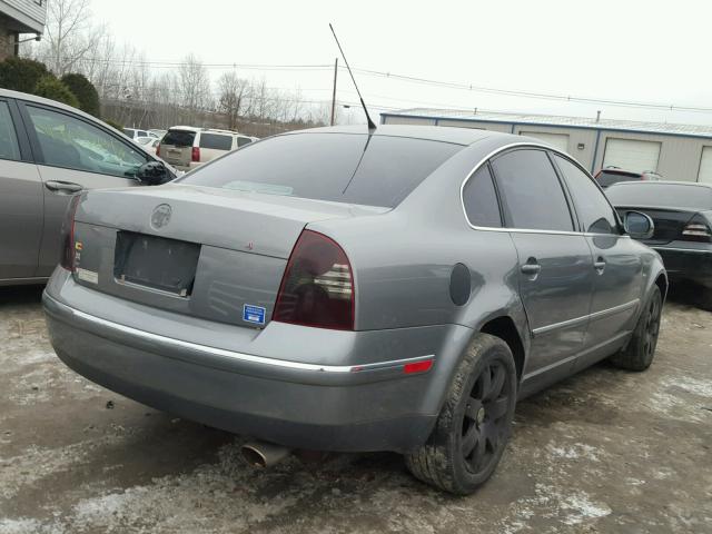 WVWPD63B74P333344 - 2004 VOLKSWAGEN PASSAT GLS GRAY photo 4