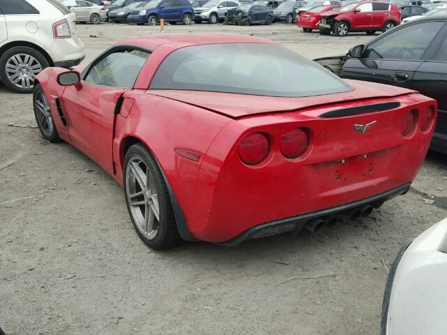 1G1YY26E665114860 - 2006 CHEVROLET CORVETTE Z RED photo 3