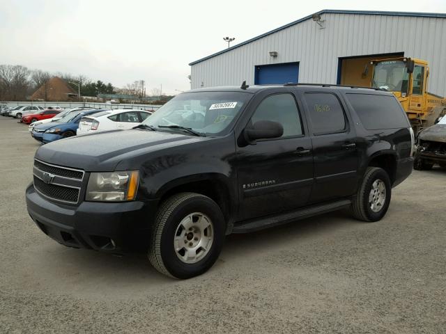 3GNFK16357G318172 - 2007 CHEVROLET SUBURBAN K BLACK photo 2