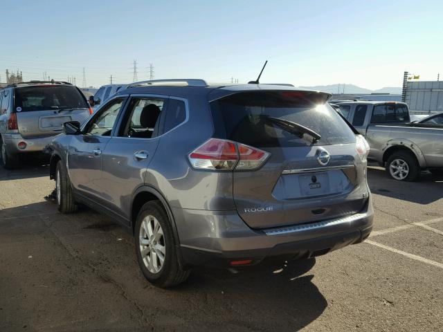 KNMAT2MT6GP601328 - 2016 NISSAN ROGUE S GRAY photo 3