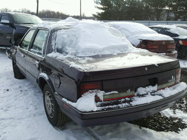 1G3AG55M5R6345379 - 1994 OLDSMOBILE CUTLASS CI BURGUNDY photo 3