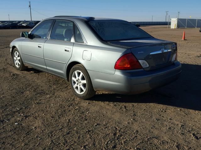 4T1BF28B3YU054756 - 2000 TOYOTA AVALON XL GREEN photo 3