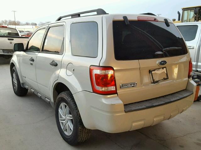 1FMCU03Z98KD41470 - 2008 FORD ESCAPE XLT WHITE photo 3