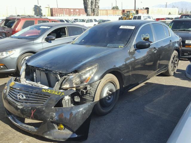 JN1CV6AP3DM722822 - 2013 INFINITI G37 BASE BLACK photo 2