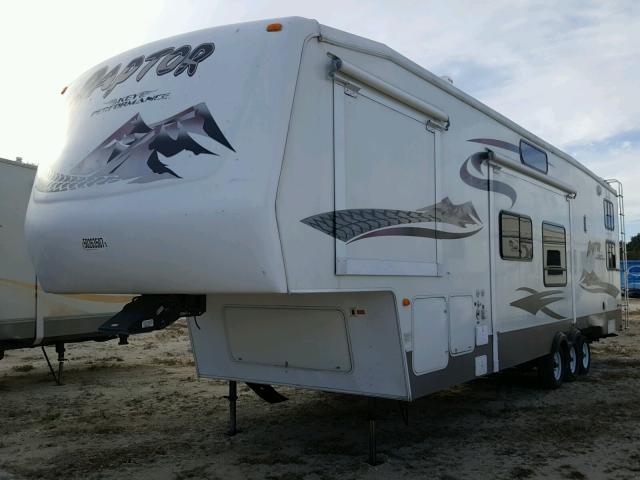 4YDF361367R802388 - 2007 KYRV RAPTOR WHITE photo 2