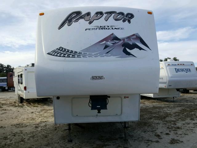 4YDF361367R802388 - 2007 KYRV RAPTOR WHITE photo 9