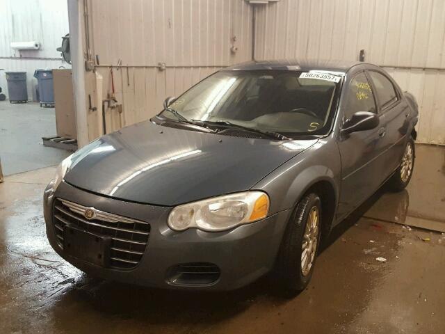 1C3EL46X05N583127 - 2005 CHRYSLER SEBRING BLUE photo 2