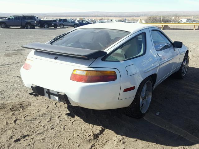 WP0JB0926HS860875 - 1987 PORSCHE 928 S WHITE photo 4