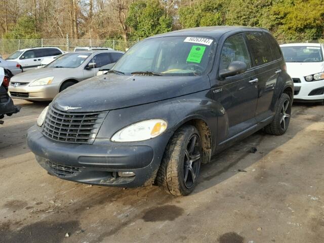 3C8FY78G14T365145 - 2004 CHRYSLER PT CRUISER BLACK photo 2