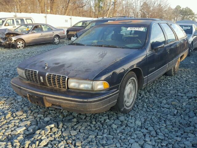 1G3BP83E3MW301780 - 1991 OLDSMOBILE CUSTOM CRU BLUE photo 2