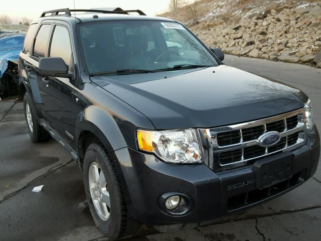 1FMCU93168KA78076 - 2008 FORD ESCAPE XLT CHARCOAL photo 1