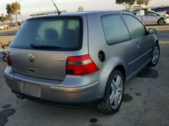 9BWDH61J434060841 - 2003 VOLKSWAGEN GTI VR6 GRAY photo 4