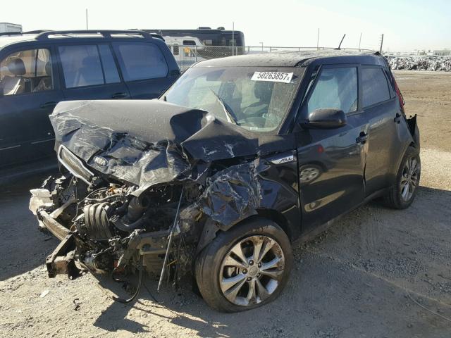 KNDJP3A51F7114181 - 2015 KIA SOUL + BLACK photo 2