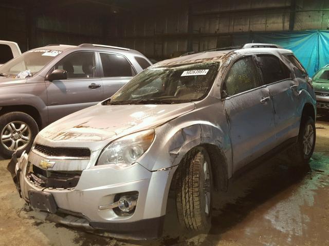 2GNFLGE59C6185506 - 2012 CHEVROLET EQUINOX LT SILVER photo 2