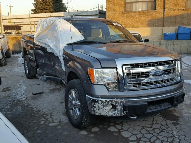 1FTFW1ET8DKG29565 - 2013 FORD F150 SUPER GRAY photo 1