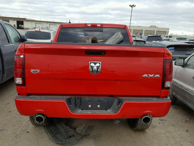 1C6RR7MT2GS271934 - 2016 RAM 1500 SPORT RED photo 6