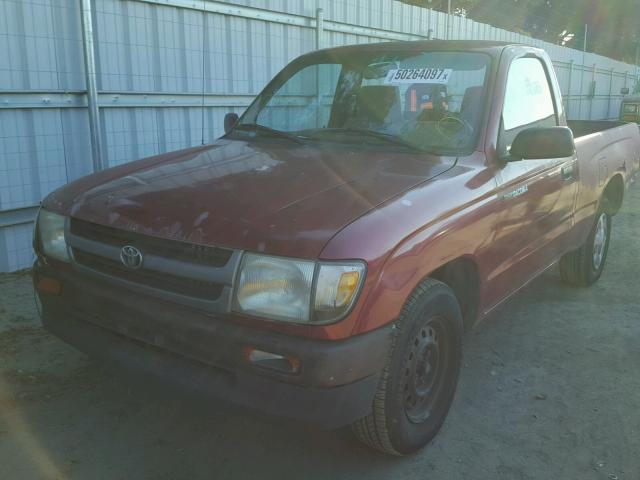 4TANL42N4VZ253785 - 1997 TOYOTA TACOMA RED photo 2