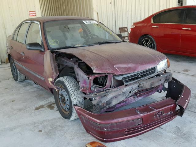 JT2BC52L1T7041665 - 1996 TOYOTA TERCEL DX BURGUNDY photo 1