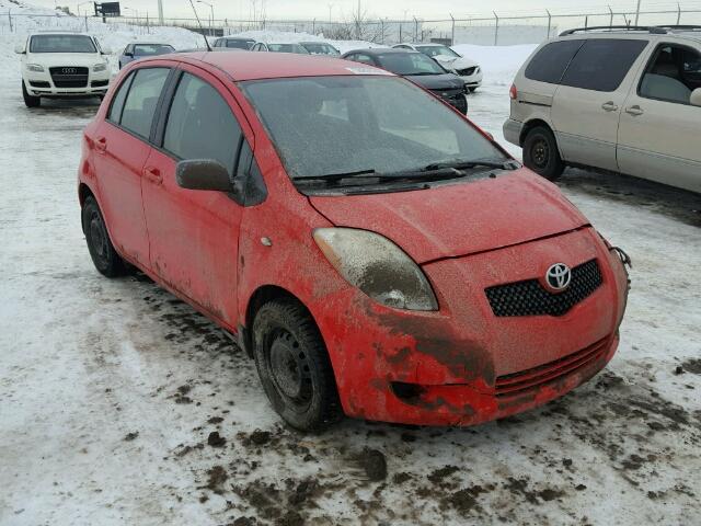 JTDKT923575122488 - 2007 TOYOTA YARIS RED photo 1