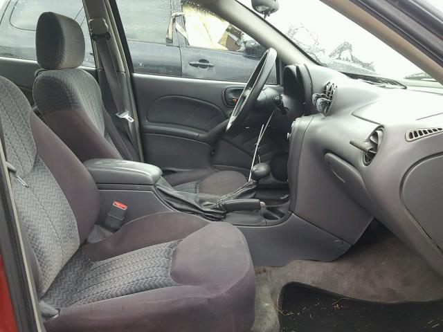 1G2NF52E34M632245 - 2004 PONTIAC GRAND AM S MAROON photo 5