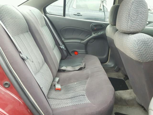 1G2NF52E34M632245 - 2004 PONTIAC GRAND AM S MAROON photo 6