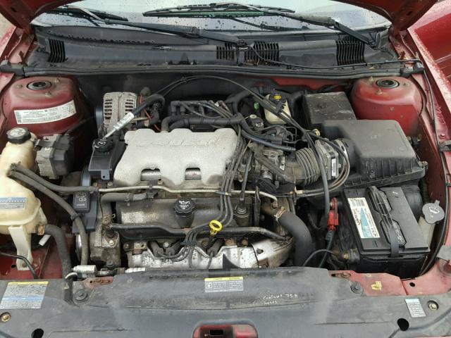 1G2NF52E34M632245 - 2004 PONTIAC GRAND AM S MAROON photo 7