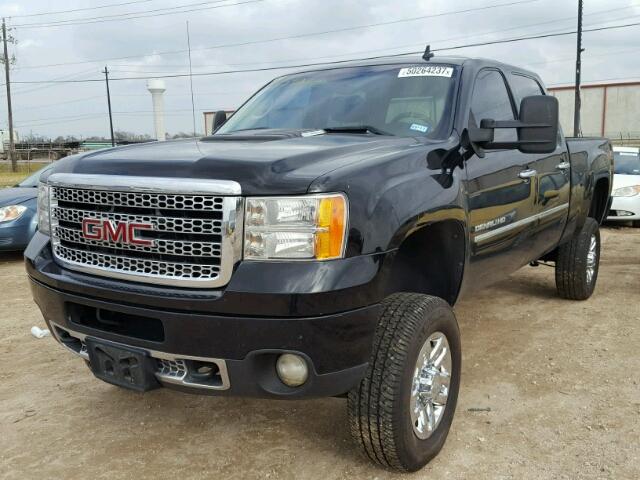 1GT125C87BF187122 - 2011 GMC SIERRA K25 BLACK photo 2