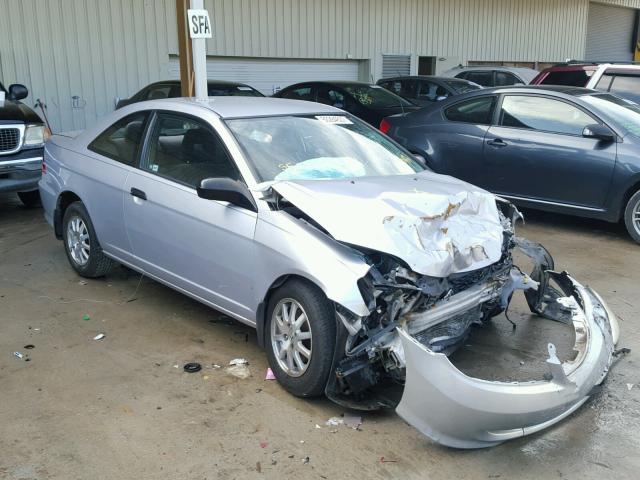 1HGEM22795L063900 - 2005 HONDA CIVIC HX SILVER photo 1