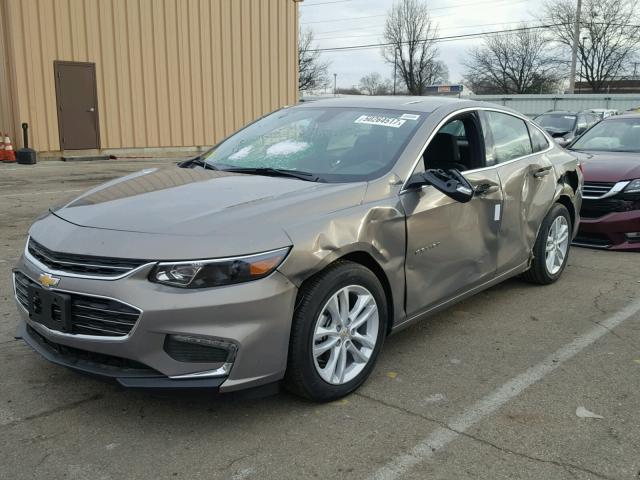 1G1ZD5ST6JF111692 - 2018 CHEVROLET MALIBU LT RED photo 2